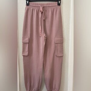 Zara mauve pink Cargo Jogger Pants